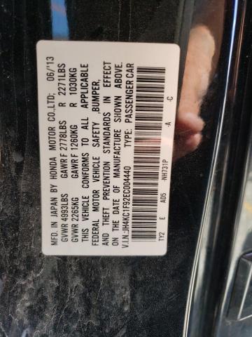 JH4KC1F92EC004440 - 2014 ACURA RLX ADVANC BLUE photo 10