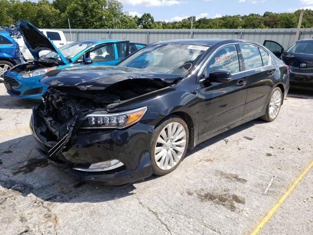 JH4KC1F92EC004440 - 2014 ACURA RLX ADVANC BLUE photo 2