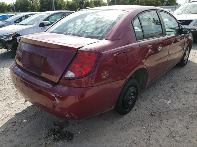 1G8AJ55F86Z147208 - 2006 SATURN ION LEVEL MAROON photo 4