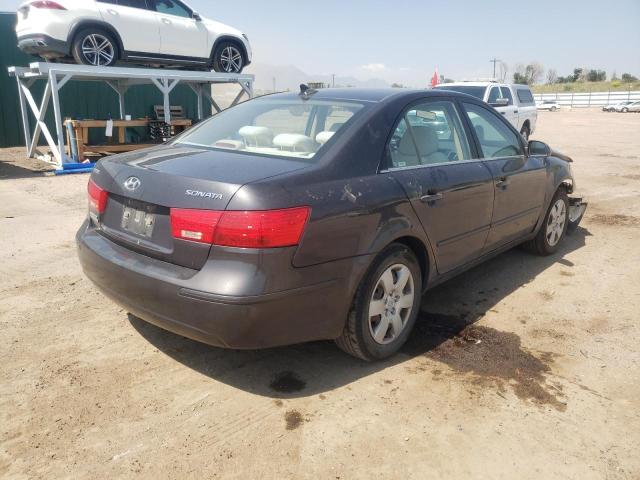 5NPET46C99H456102 - 2009 HYUNDAI SONATA GLS CHARCOAL photo 4