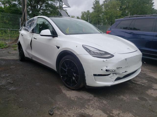 5YJYGDEE5MF111659 - 2021 TESLA MODEL Y أبيض صورة 1