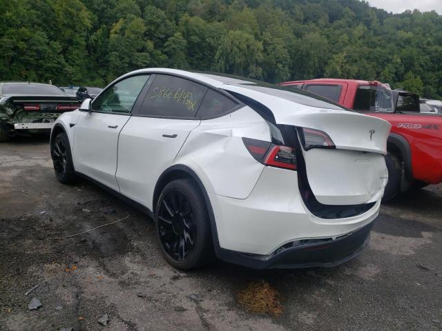 5YJYGDEE5MF111659 - 2021 TESLA MODEL Y أبيض صورة 3