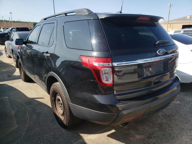 1FM5K7B92EGC27933 - 2014 FORD EXPLORER BLACK photo 3