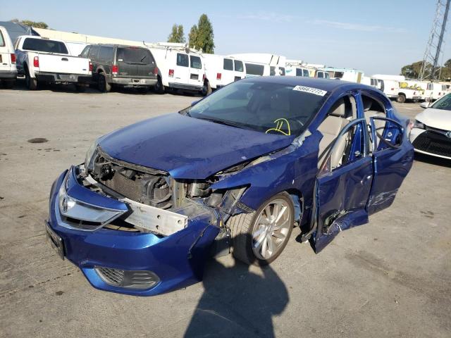 19UDE2F79GA010647 - 2016 ACURA ILX PREMIU BLUE photo 2