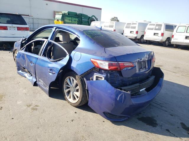 19UDE2F79GA010647 - 2016 ACURA ILX PREMIU BLUE photo 3