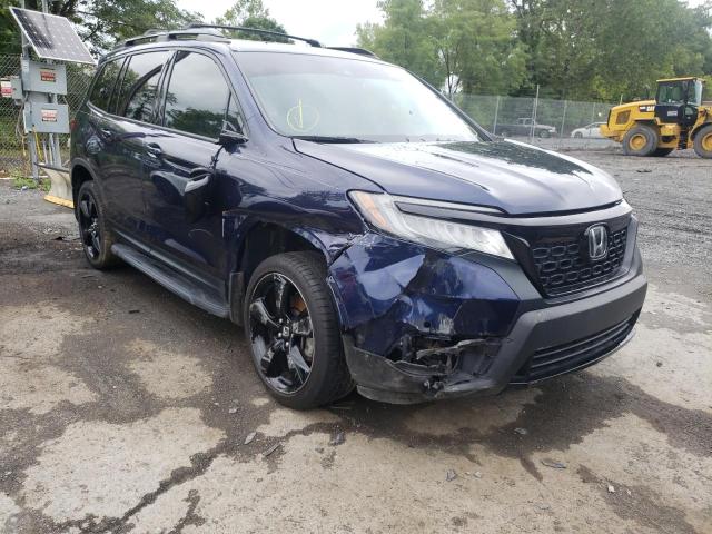 5FNYF8H08KB001728 - 2019 HONDA PASSPORT E 蓝色 照片 1