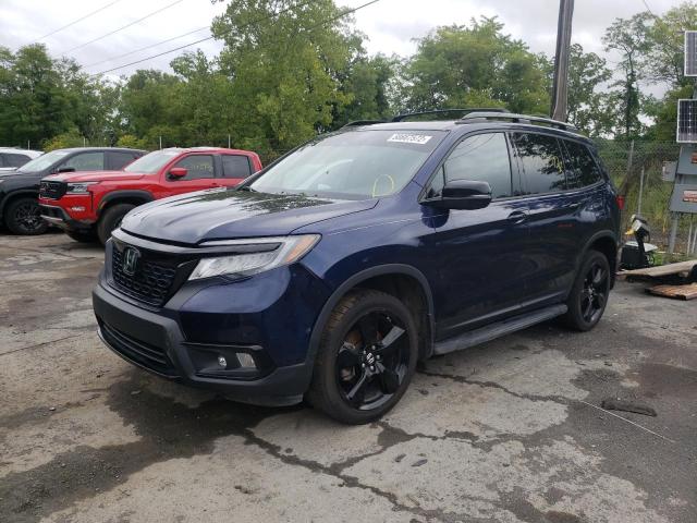 5FNYF8H08KB001728 - 2019 HONDA PASSPORT E 蓝色 照片 2