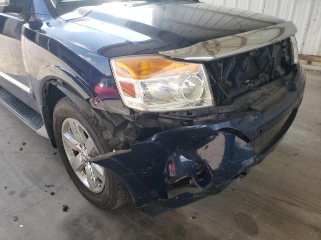 5N1BA0NE8AN611033 - 2010 NISSAN ARMADA PLA BLUE photo 9