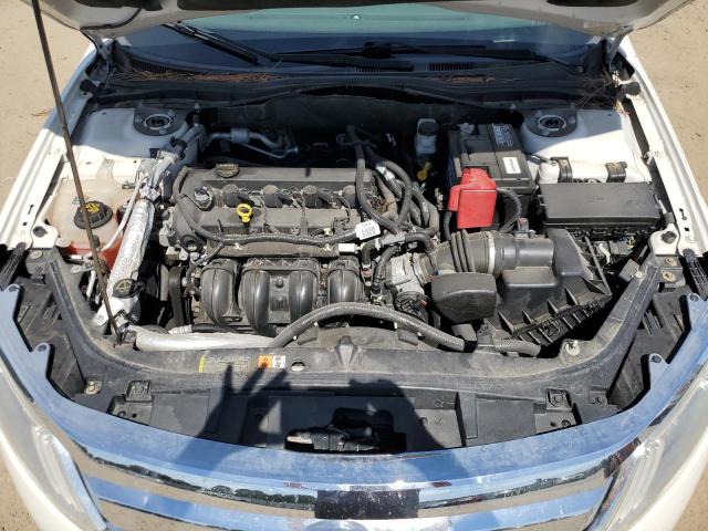 3FAHP0JA3CR303290 - 2012 FORD FUSION SEL WHITE photo 7