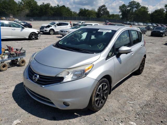 3N1CE2CPXGL370584 - 2016 NISSAN VERSA NOTE SILVER photo 2