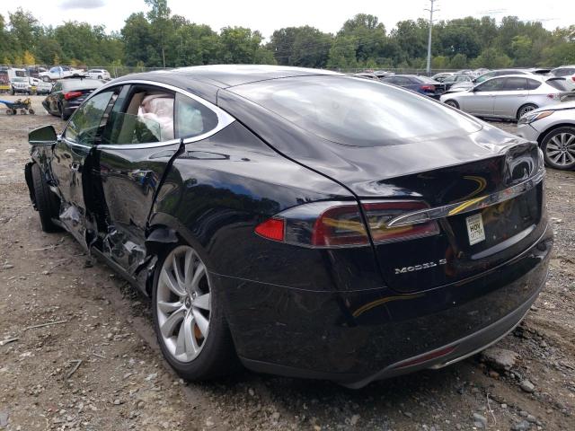 5YJSA1H16EFP34076 - 2014 TESLA MODEL S Գրաֆիտ լուսանկար 3