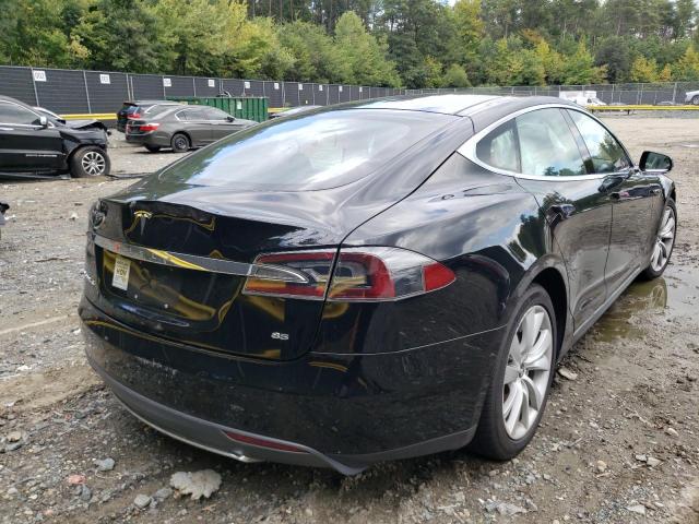 5YJSA1H16EFP34076 - 2014 TESLA MODEL S Գրաֆիտ լուսանկար 4