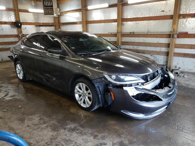 1C3CCCAB2FN714492 - 2015 CHRYSLER 200 LIMITE GRAY photo 1