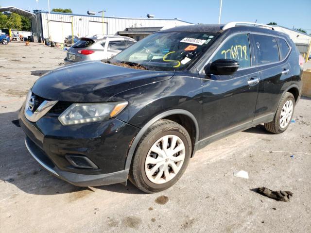 5N1AT2MT5GC758187 - 2016 NISSAN ROGUE S BLACK photo 2