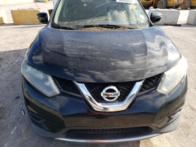 5N1AT2MT5GC758187 - 2016 NISSAN ROGUE S BLACK photo 9