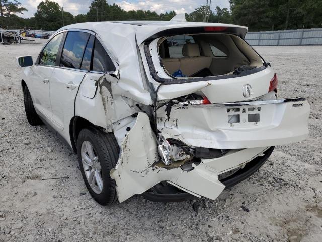 5J8TB3H39FL010865 - 2015 ACURA RDX WHITE photo 3