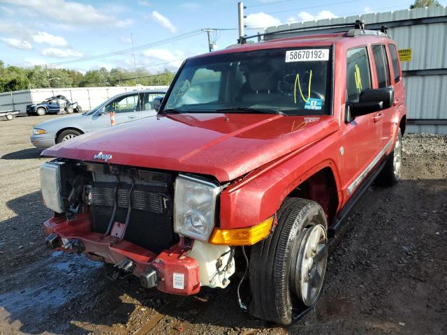 1J8HG58276C280226 - 2006 JEEP COMMANDER ბურგუნდია ფოტო 2