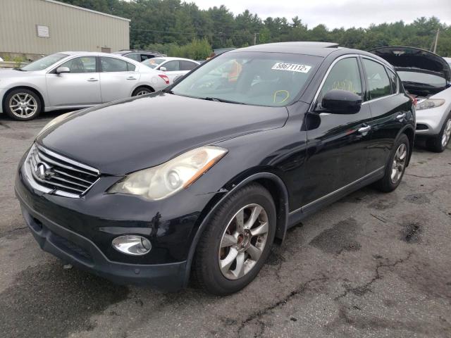 JNKAJ09F18M352855 - 2008 INFINITI EX35 BASE Սև լուսանկար 2