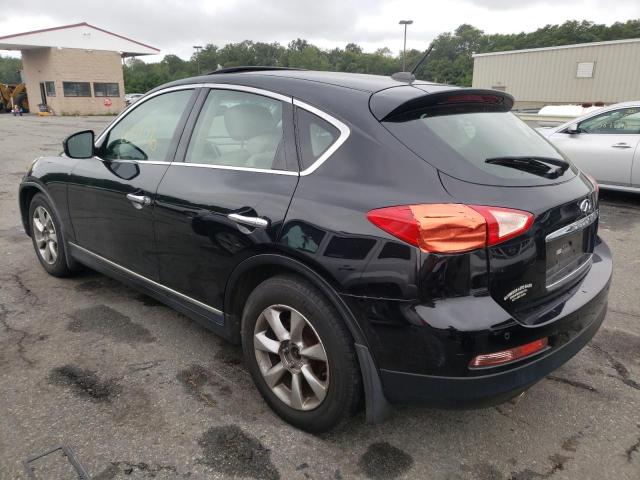 JNKAJ09F18M352855 - 2008 INFINITI EX35 BASE Սև լուսանկար 3