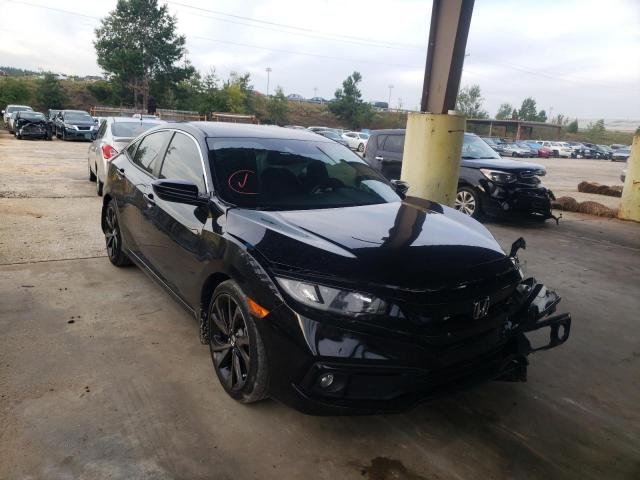 2HGFC2F84KH****** - 2019 HONDA CIVIC SPOR أسود صورة 1