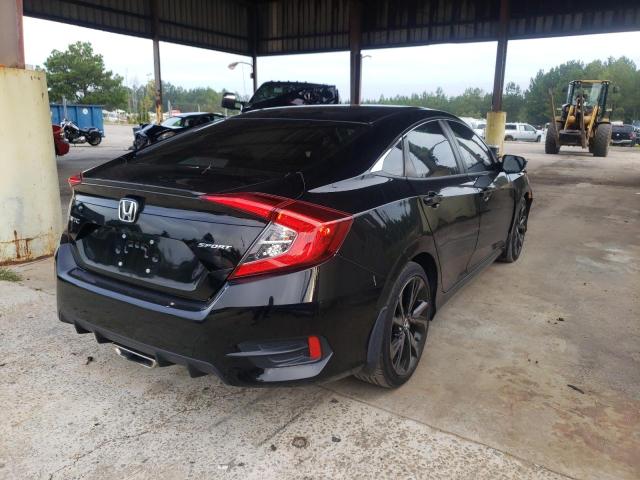 2HGFC2F84KH****** - 2019 HONDA CIVIC SPOR أسود صورة 4