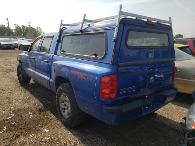 1D7HW48P17S268943 - 2007 DODGE DAKOTA QUA BLUE photo 3