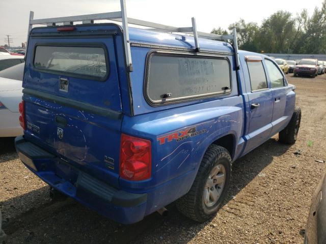 1D7HW48P17S268943 - 2007 DODGE DAKOTA QUA BLUE photo 4