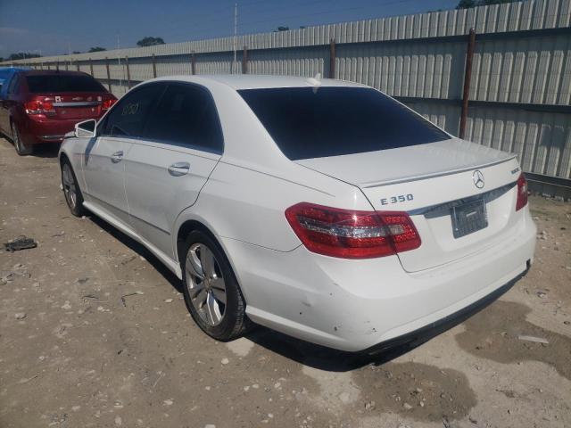 WDDHF2EB3DA735570 - 2013 MERCEDES-BENZ E 350 BLUE WHITE photo 3