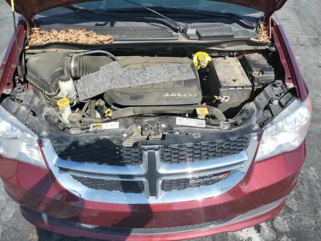 2C4RDGCG6KR514439 - 2019 DODGE GRAND CARA MAROON photo 7