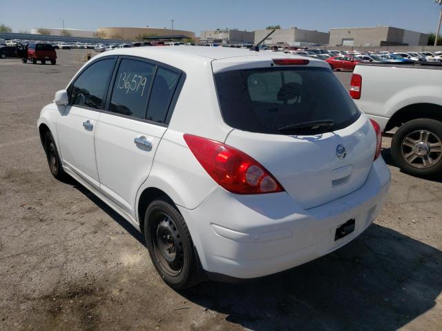 3N1BC13E28L368601 - 2008 NISSAN VERSA S WHITE photo 3