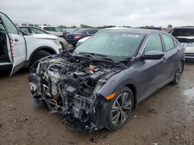 19XFC1F73GE043700 - 2016 HONDA CIVIC EXL Gris photo 2