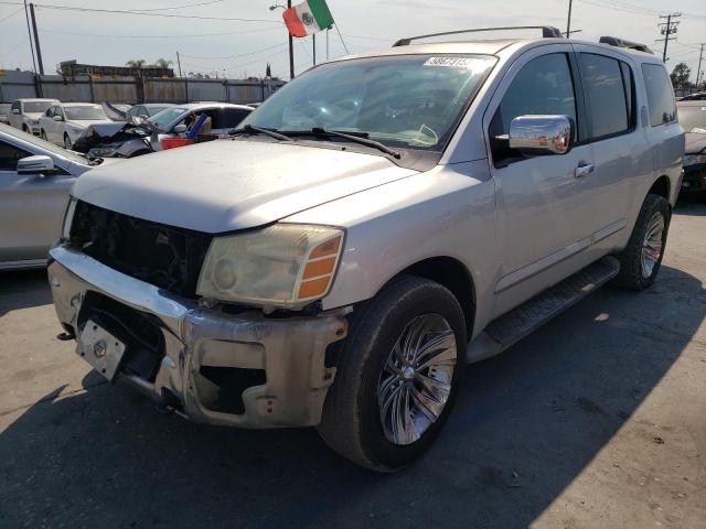 5N1AA08B34N703216 - 2004 NISSAN ARMADA SE GRAY photo 2