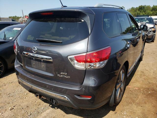 5N1AR2MM6EC648057 - 2014 NISSAN PATHFINDER GRAY photo 4