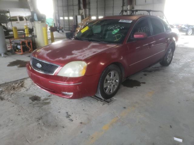 1FAFP24105G180363 - 2005 FORD FIVE HUNDR RED photo 2