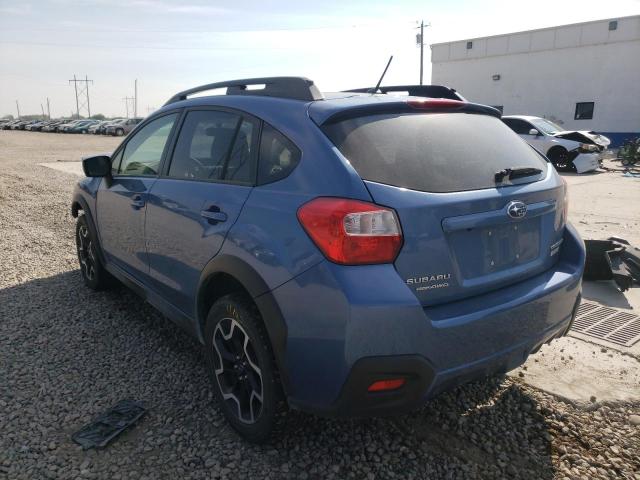 JF2GPAAC3GG285434 - 2016 SUBARU CROSSTREK BLUE photo 3