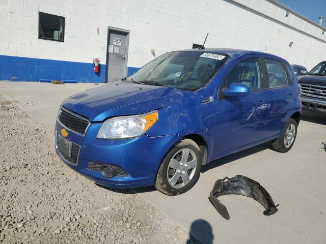 KL1TD6DE0AB111798 - 2010 CHEVROLET AVEO LS 蓝色 照片 2