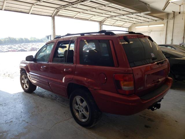 1J4GX58J34C381409 - 2004 JEEP GRAND CHER RED photo 3