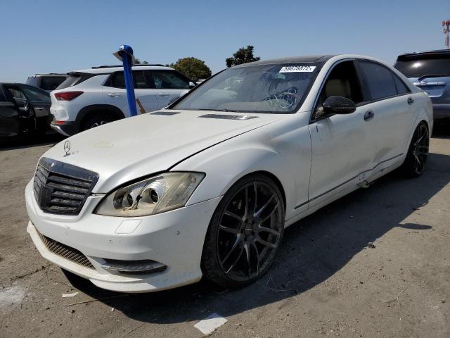 WDDNG71X17A037140 - 2007 MERCEDES-BENZ S 550 WHITE photo 2