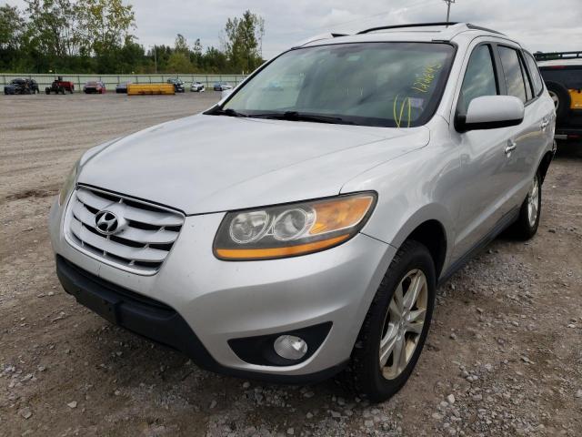 5XYZKDAG2BG052912 - 2011 HYUNDAI SANTA FE L SILVER photo 2