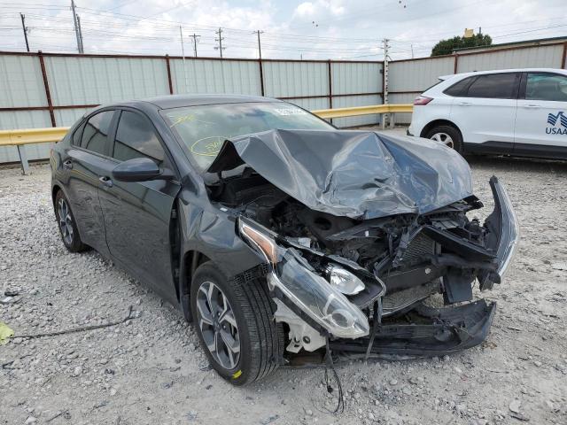 3KPF24AD9KE112805 - 2019 KIA FORTE FE GRAY photo 1