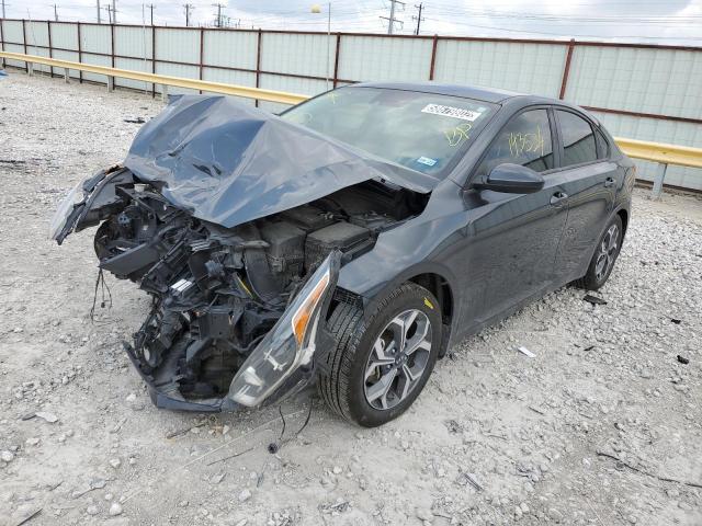 3KPF24AD9KE112805 - 2019 KIA FORTE FE GRAY photo 2