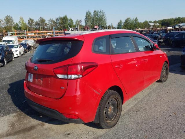 KNAHT8A38E7064168 - 2014 KIA RONDO RED photo 4