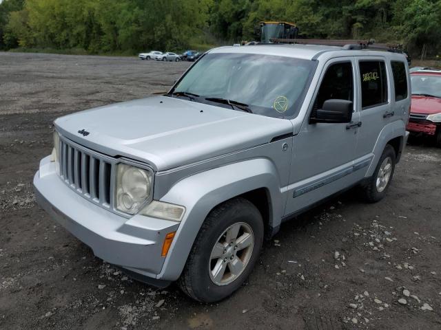 1J8GN28K19W540025 - 2009 JEEP LIBERTY SILVER photo 2