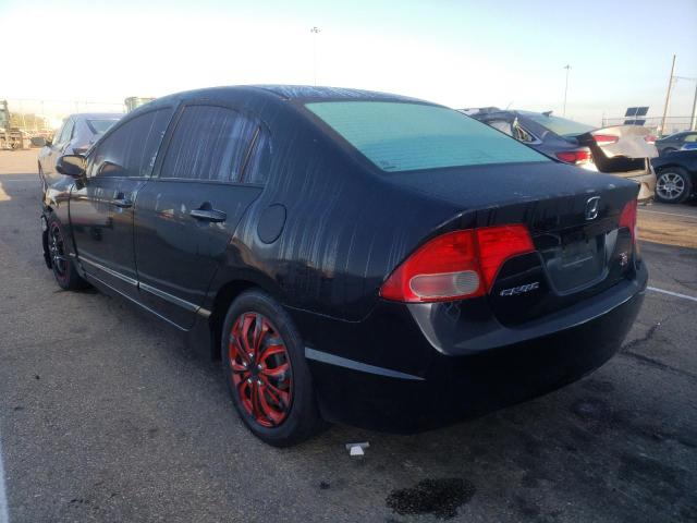 1HGFA16527L028621 - 2007 HONDA CIVIC LX BLACK photo 3