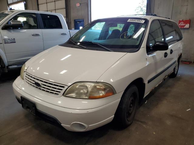 2FMZA51422BB50868 - 2002 FORD WINDSTAR L WHITE photo 2