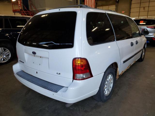 2FMZA51422BB50868 - 2002 FORD WINDSTAR L WHITE photo 4