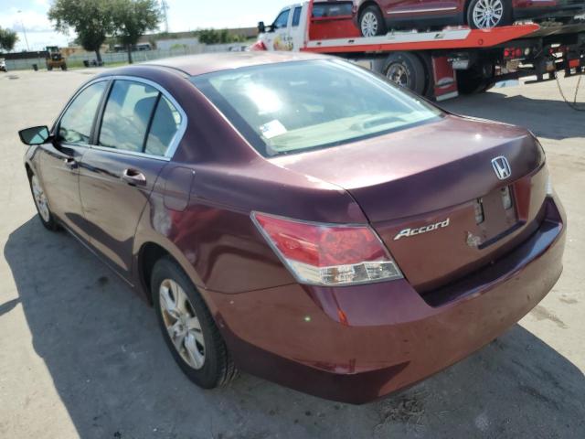 1HGCP26478A068950 - 2008 HONDA ACCORD LXP MAROON photo 3