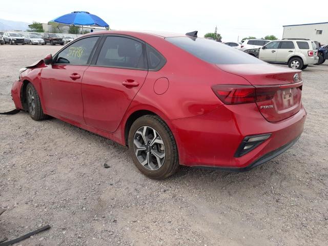 3KPF24AD2KE048235 - 2019 KIA FORTE FE RED photo 3