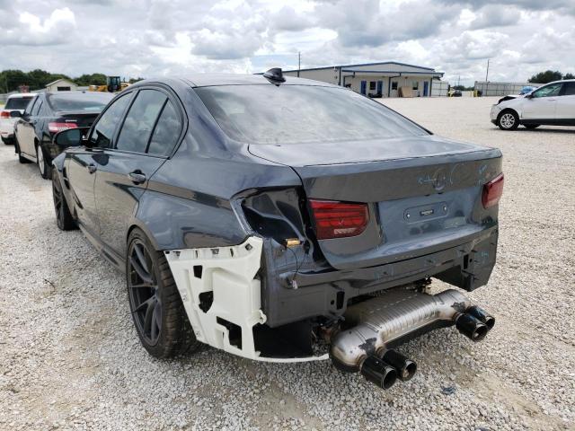 WBS8M9C58J5J80022 - 2018 BMW M3 GRAY photo 3