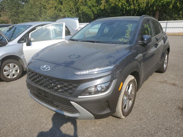 KM8K6CAB6NU912703 - 2022 HYUNDAI KONA SEL GRAY photo 2